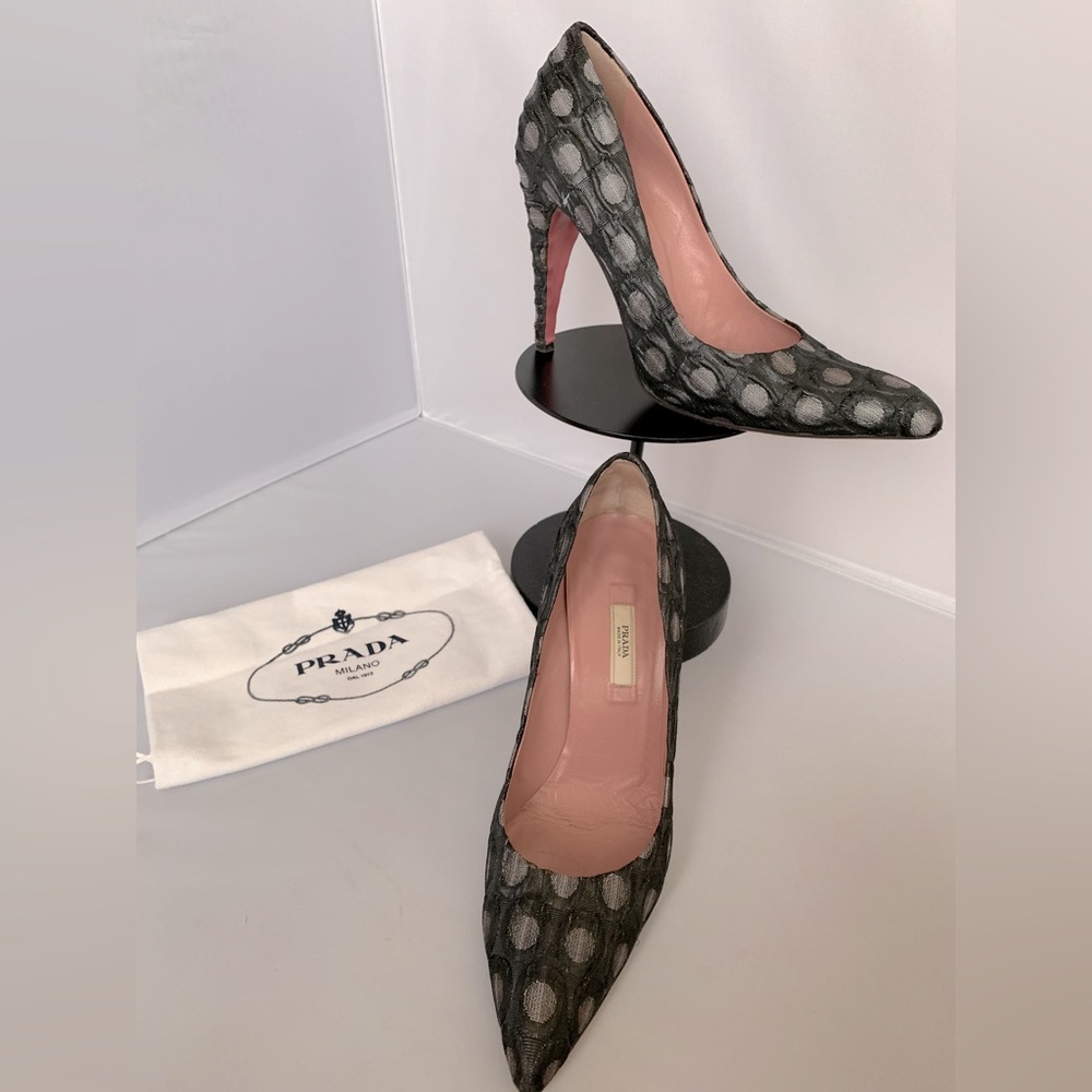 Prada Silk Heels 8.5